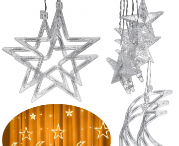 LED kerst lichtgordijn - 3 meter - 120 LEDs - Koppelbaar