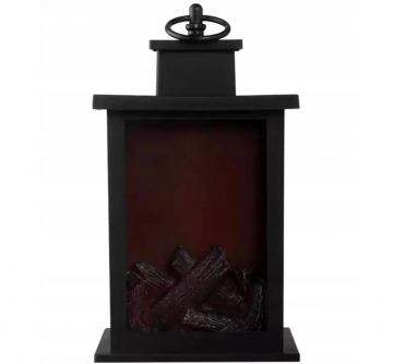 LED lantaarn - Flame effect - Met timer - Op batterijen