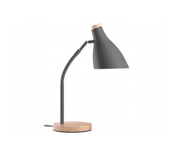 LED bureaulamp - E27 fitting - Grijs 