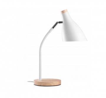 LED bureaulamp - E27 fitting - Wit