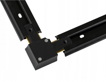 L-connector voor tracklights - 1 fase - Voor ZX rails