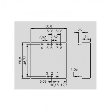 Omvormer/spanningsregelaar - 9-18V DC naar DC 12V - 60W
