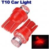 T10 LED rood W5W - 12V interieur lamp