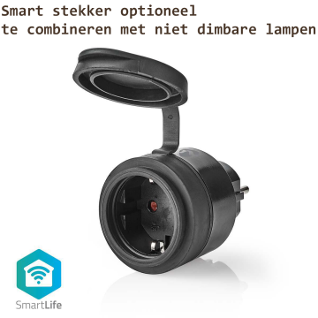 Led prikkabel Lichtsnoer - WIT - 15 meter - IP65 Waterdicht - 220 Volt