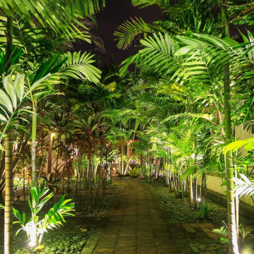 220 Volt - Tuinlamp - Neutraal wit - 12 Watt - Witte behuizing - Grond spot