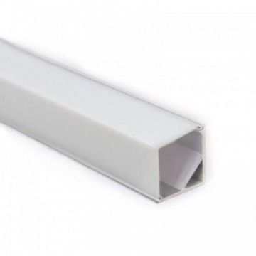 1 meter - hoek - LED profiel - aluminium