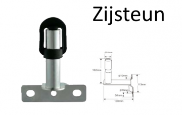 ORANJE dak zwaailicht COMPACT - 60 LED - R10 - E keurmerk - beugel bevestiging