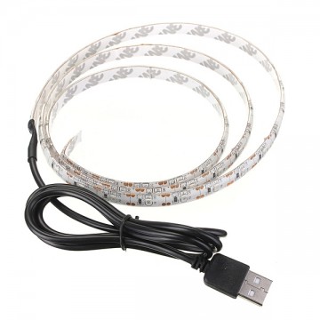 USB ledstrip - BLAUW - 1 meter - 60L/m - 3528