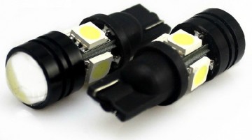T10 LED 4-SMD + 1,5 watt CREE - 12V interieur lamp