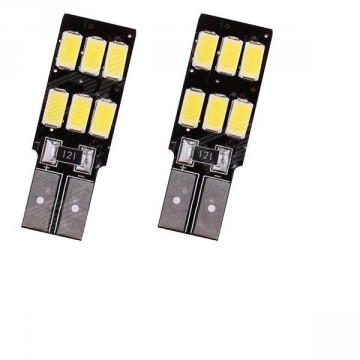 CANBUS T10 LED 6-SMD 5630 - 12V interieur lamp (error free)