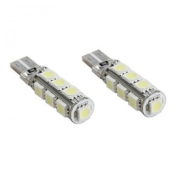 CANBUS T10 LED 13-SMD 5050 - 12V interieur lamp (error free)