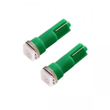 T5 groen 12v smd led auto lamp