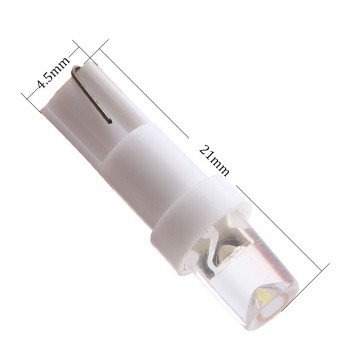 T5 - ORANJE - 12V - LED - auto dashboard lampje