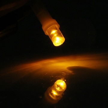 T5 - ORANJE - 12V - LED - auto dashboard lampje