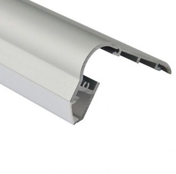 1 meter - trap trede dorpel - LED profiel - aluminium