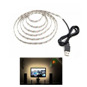 USB ledstrip - WARM WIT - 1 meter - 60L/m