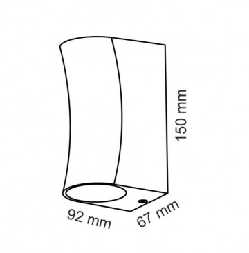 Tuin Lamp Boston Zwart - Elips