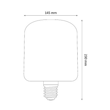 E27 LED filament - JP142 - 50 lumen - Extra warm wit - Premium vintage