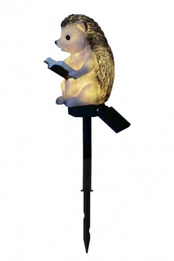 Solar LED egel - Neutraal wit - Met schemersensor en prikpen