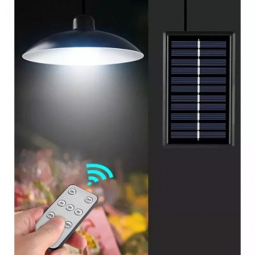 LED solar hanglamp - Neutraal wit - 100 Lumen - Met afstandsbediening